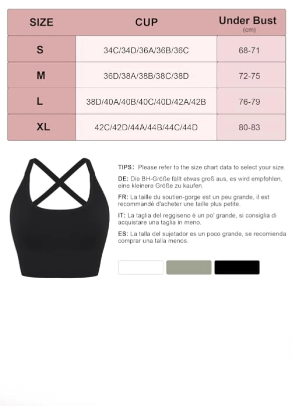 5_Sujetador deportivo Crewhpo para mujer