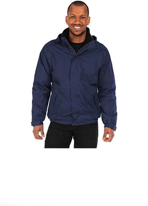3_Chaqueta impermeable con capucha Regatta Dover para hombre.