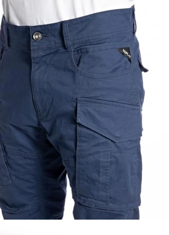 5_Pantalón cargo Replay para hombre de algodón cómodo