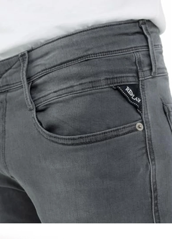 5_Pantalón Vaqueros Replay Anbass slim fit con power stretch para hombre.