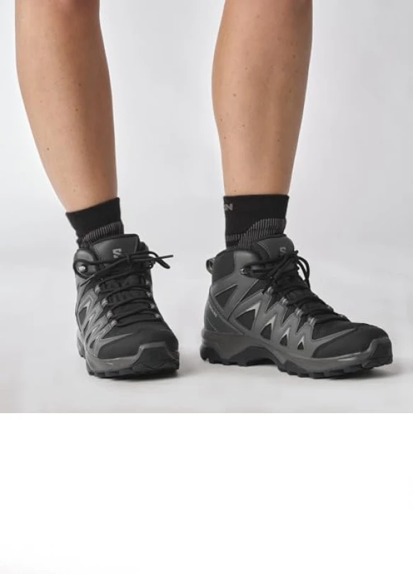 1_Zapatillas de senderismo impermeables Salomon X Braze Mid Gore-Tex para mujer.