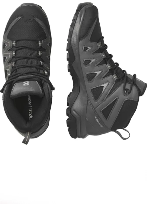 2_Zapatillas de senderismo impermeables Salomon X Braze Mid Gore-Tex para mujer.