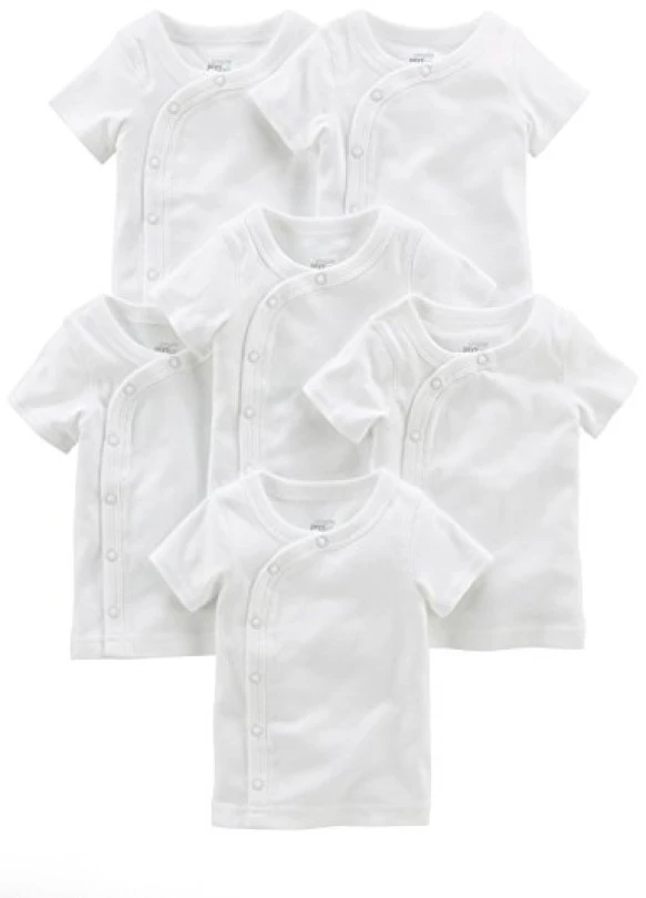 main_image_Camisa de bebé Side-Snap de Simple Joys by Carter's (Pack de 6)