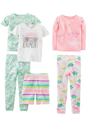 Conjunto de Pijama de 6 piezas Simple Joys by Carter's para Niñas