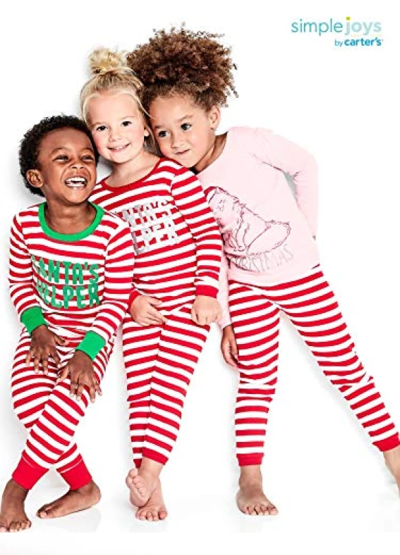 1_Conjunto de Pijama Navideño Unisex Simple Joys by Carter's (Pack de 3)