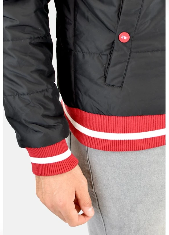 3_RIDE - Chaqueta de invierno - black red