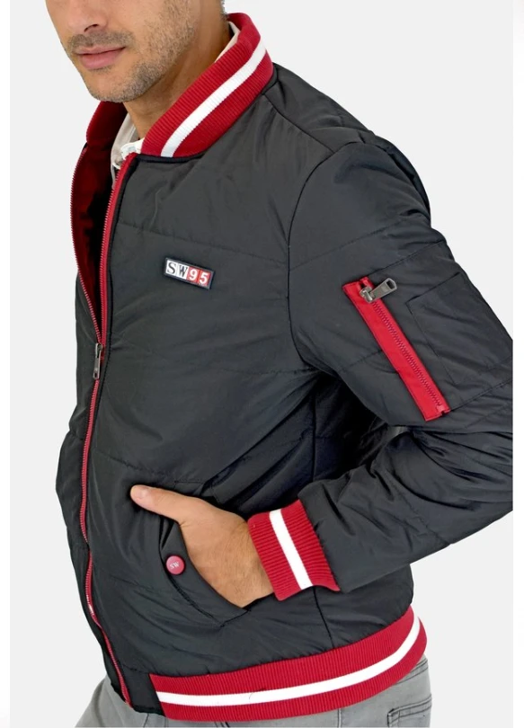 2_RIDE - Chaqueta de invierno - black red