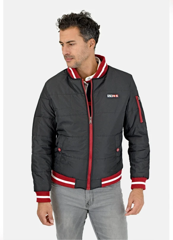 main_image_RIDE - Chaqueta de invierno - black red