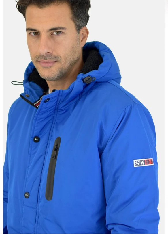 2_VIA - Parka - azul klein