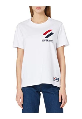 Camiseta Superdry Sportstyle Chenille para mujer.