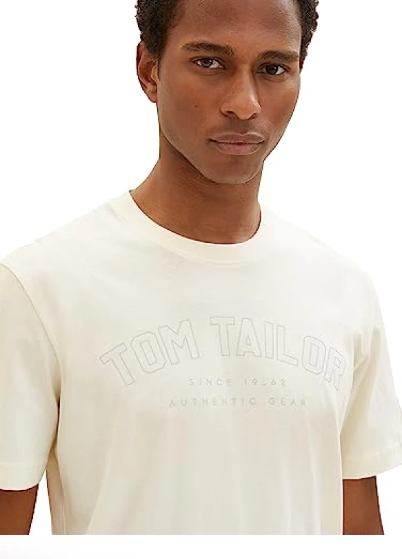 4_Camiseta de hombre TOM TAILOR con logo estampado