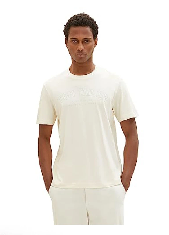 main_image_Camiseta de hombre TOM TAILOR con logo estampado