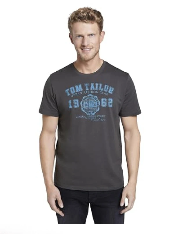 main_image_Camiseta de hombre TOM TAILOR con logotipo impreso