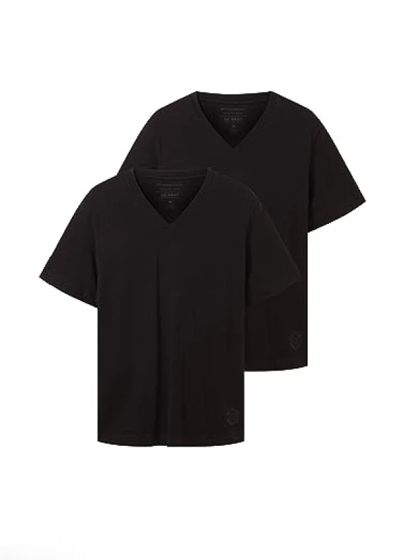 main_image_Camisetas de algodón Tom Tailor con cuello de pico para hombre