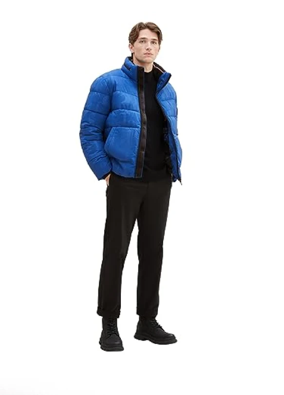 1_Chaqueta TOM TAILOR 1037333 con diseño de palabra grande tonal