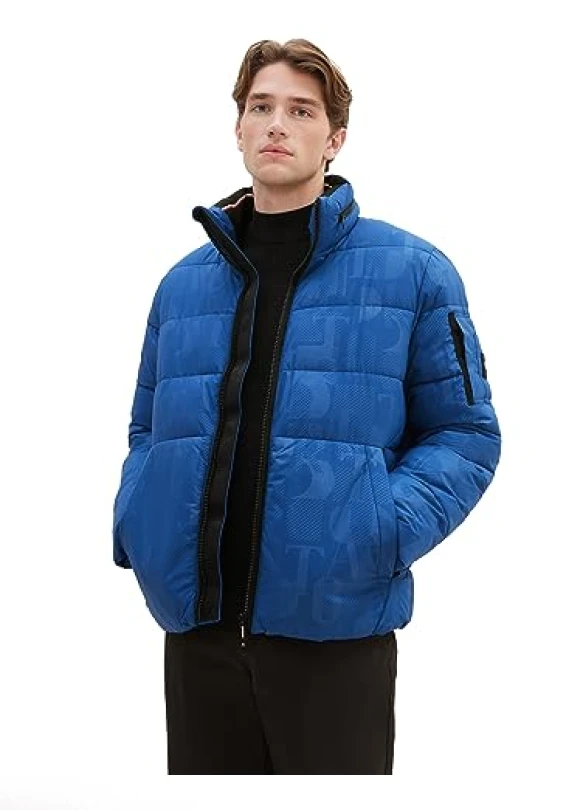 4_Chaqueta TOM TAILOR 1037333 con diseño de palabra grande tonal