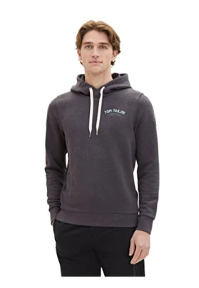 Sudadera de hombre TOM TAILOR con capucha y logo estampado