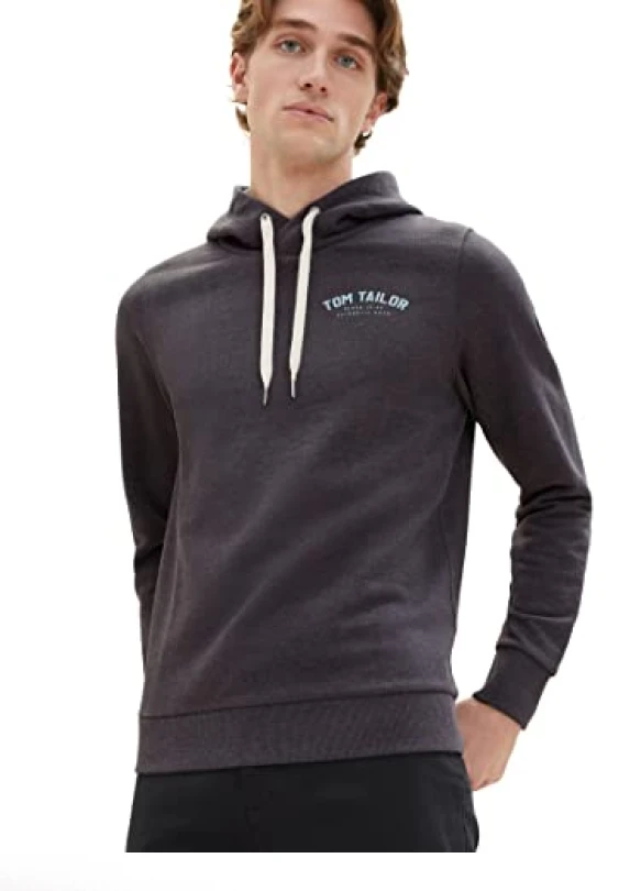 3_Sudadera de hombre TOM TAILOR con capucha y logo estampado
