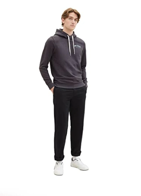 2_Sudadera de hombre TOM TAILOR con capucha y logo estampado