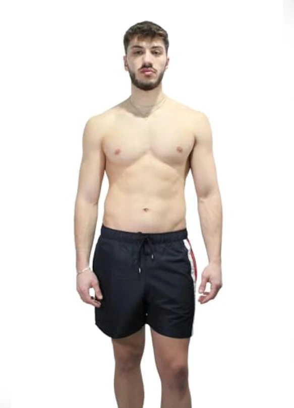 1_Bañador Medium Drawstring Largo de Tommy Hilfiger para hombre