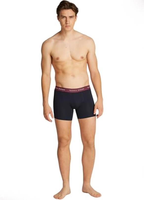 3_Bóxer Tommy Hilfiger para hombre, pack de 3 unidades de algodón.