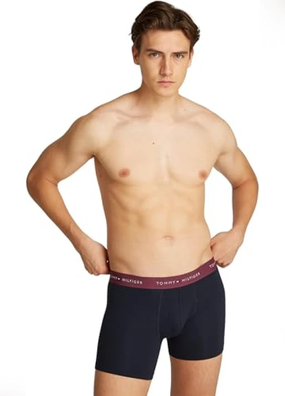 main_image_Bóxer Tommy Hilfiger para hombre, pack de 3 unidades de algodón.