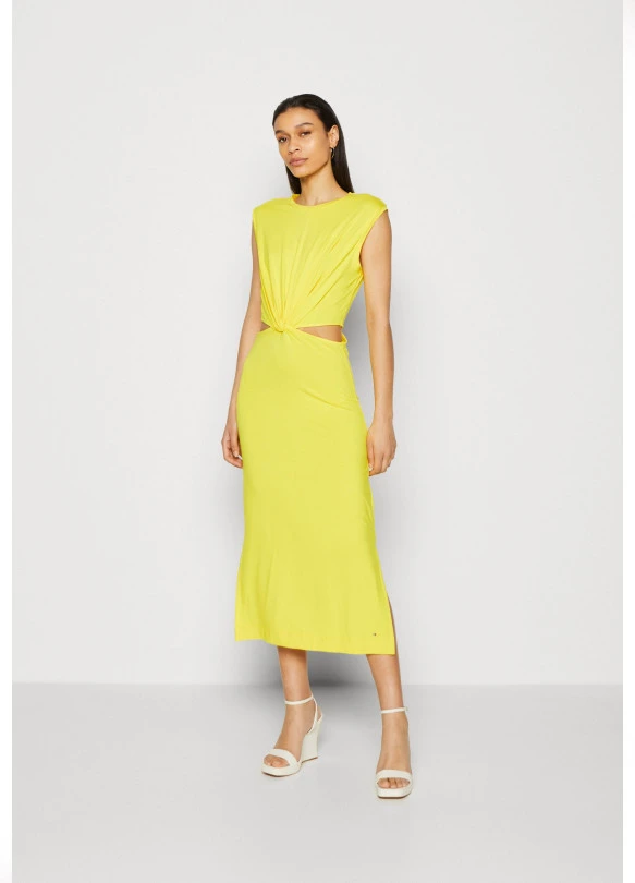 main_image_CUTOUT MIDI DRESS - Vestido ligero - vivid yellow