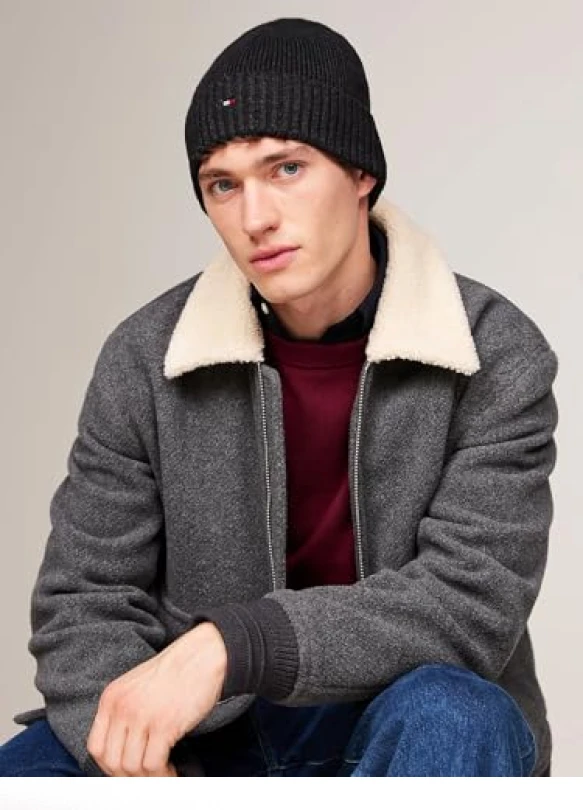 4_Gorro de punto hombre Tommy Hilfiger con cachemira.
