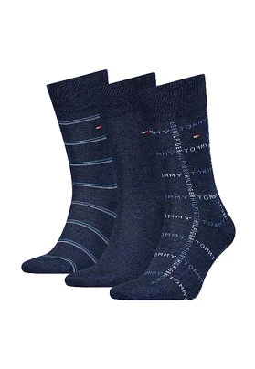Pack de 3 calcetines Tommy Hilfiger CLSSC para hombre