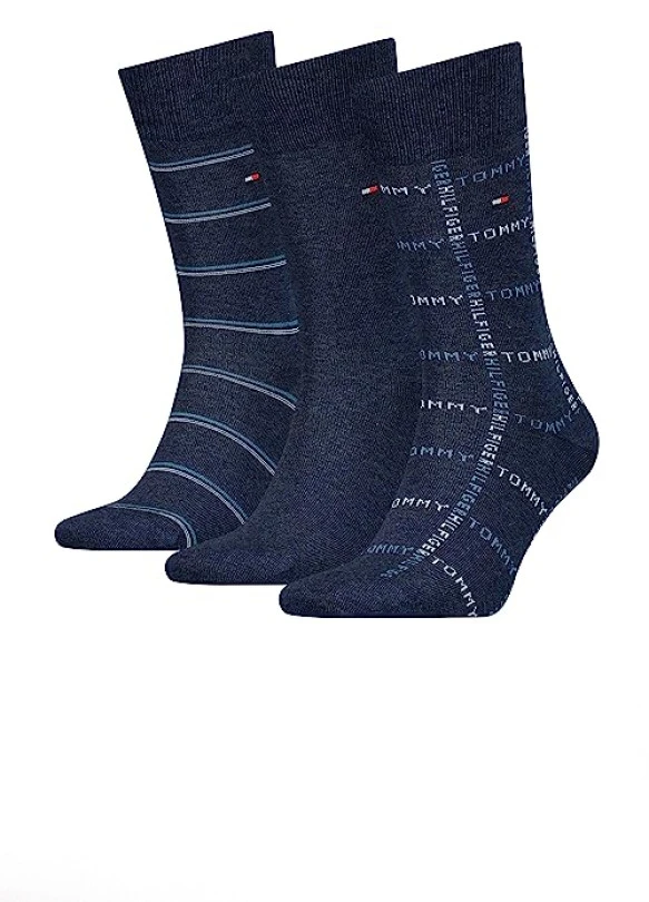 main_image_Pack de 3 calcetines Tommy Hilfiger CLSSC para hombre