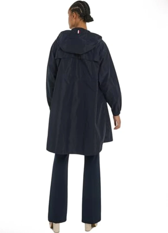 1_Parka cortavientos Tommy Hilfiger repelente al agua para mujer