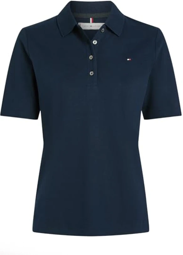 4_Polo Tommy Hilfiger de manga corta para mujer Regular Fit