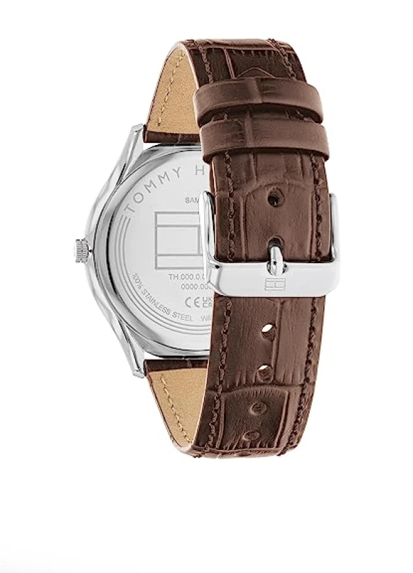 2_Reloj analógico para hombre Tommy Hilfiger con correa de cuarzo.