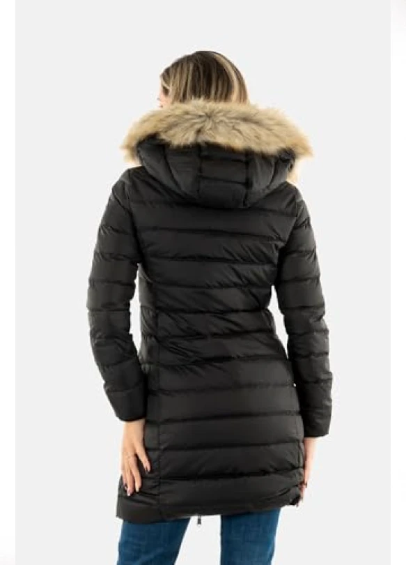 3_Abrigo de plumas con capucha Tommy Jeans para mujer