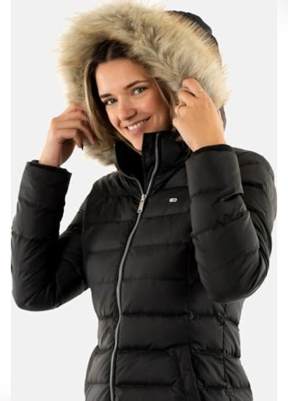 2_Abrigo de plumas con capucha Tommy Jeans para mujer