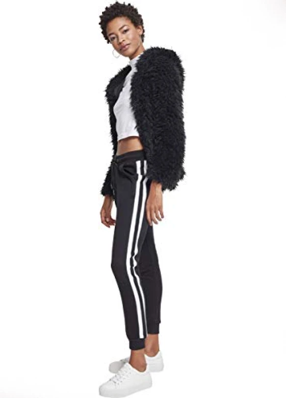 2_Pantalones Urban Classics Ladies College Contrast Sweatpants para mujer