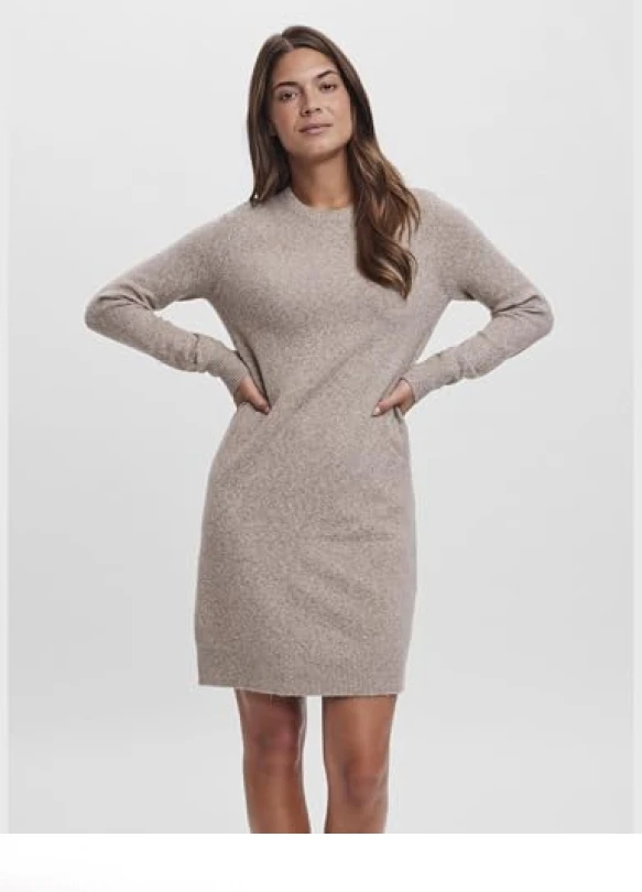 2_Vestido para mujer VERO MODA Vmdoffy LS O-Neck Dress