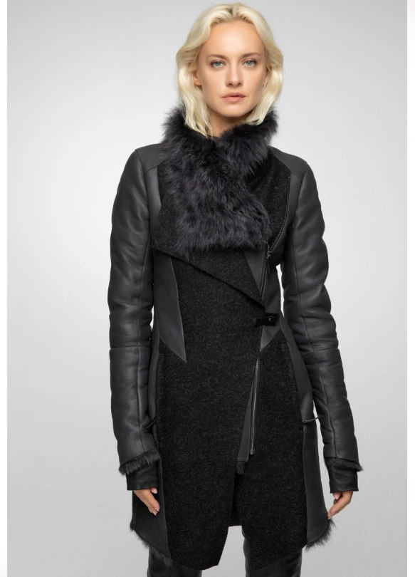 main_image_ARIEL  - Abrigo de invierno - anthracite