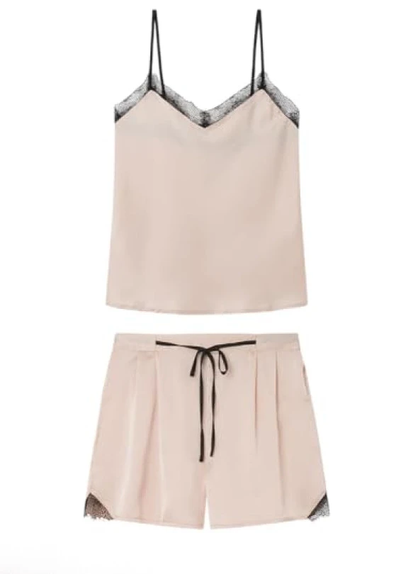 main_image_Pijama Corto Women'secret en Satén, Color Light Nude