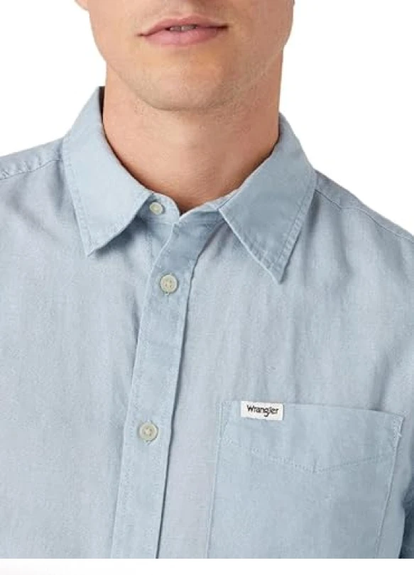 1_Camiseta para hombre Wrangler con 1 bolsillo