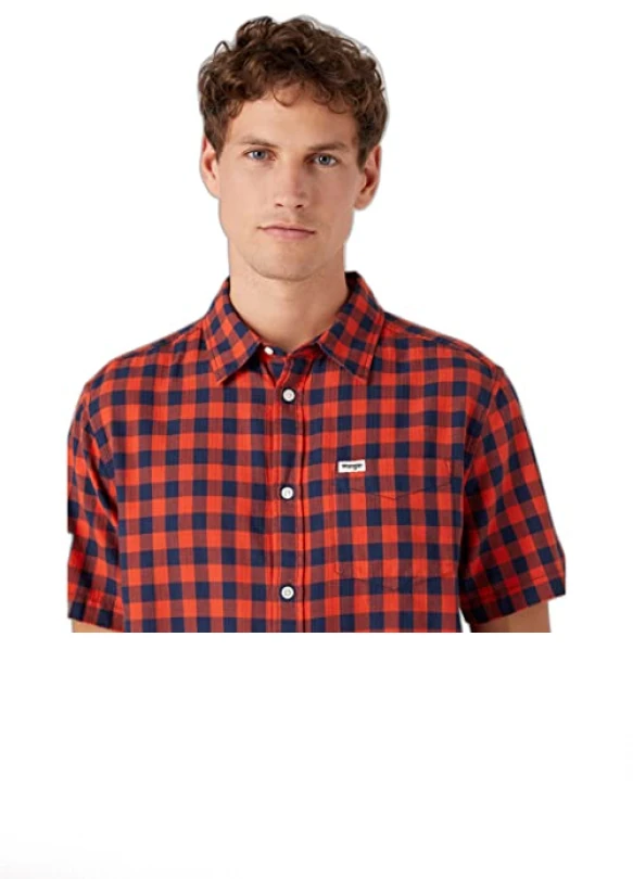 3_Camiseta Wrangler para hombre con 1 bolsillo
