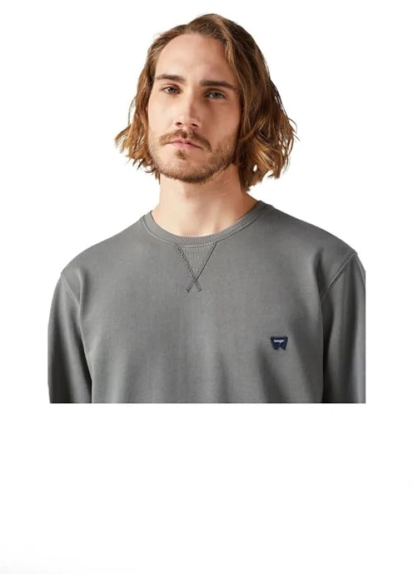 1_Sudadera Wrangler Sign Off Crew para hombre
