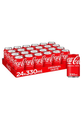 Pack 24 Latas CocaCola Original / Zero 33cl