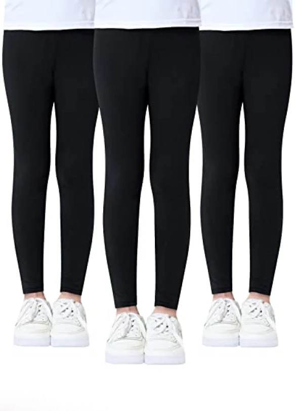 main_image_Mallas largas Domee Leggings para niña, pack de 3.